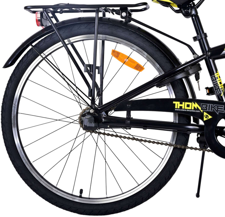 Volare Thombike Children's Bicycle - Jungen - 24 Zoll - Gelb - 3 Zahnräder