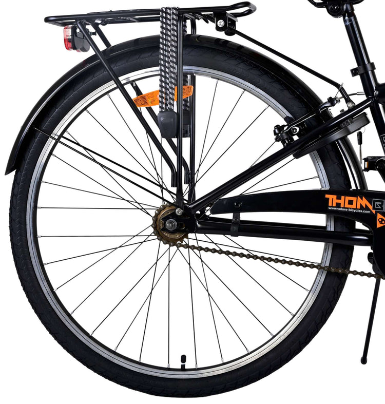 Volare Thombike Kinderbike - Jungen - 26 Zoll - Schwarzorange - Zwei Handbremsen