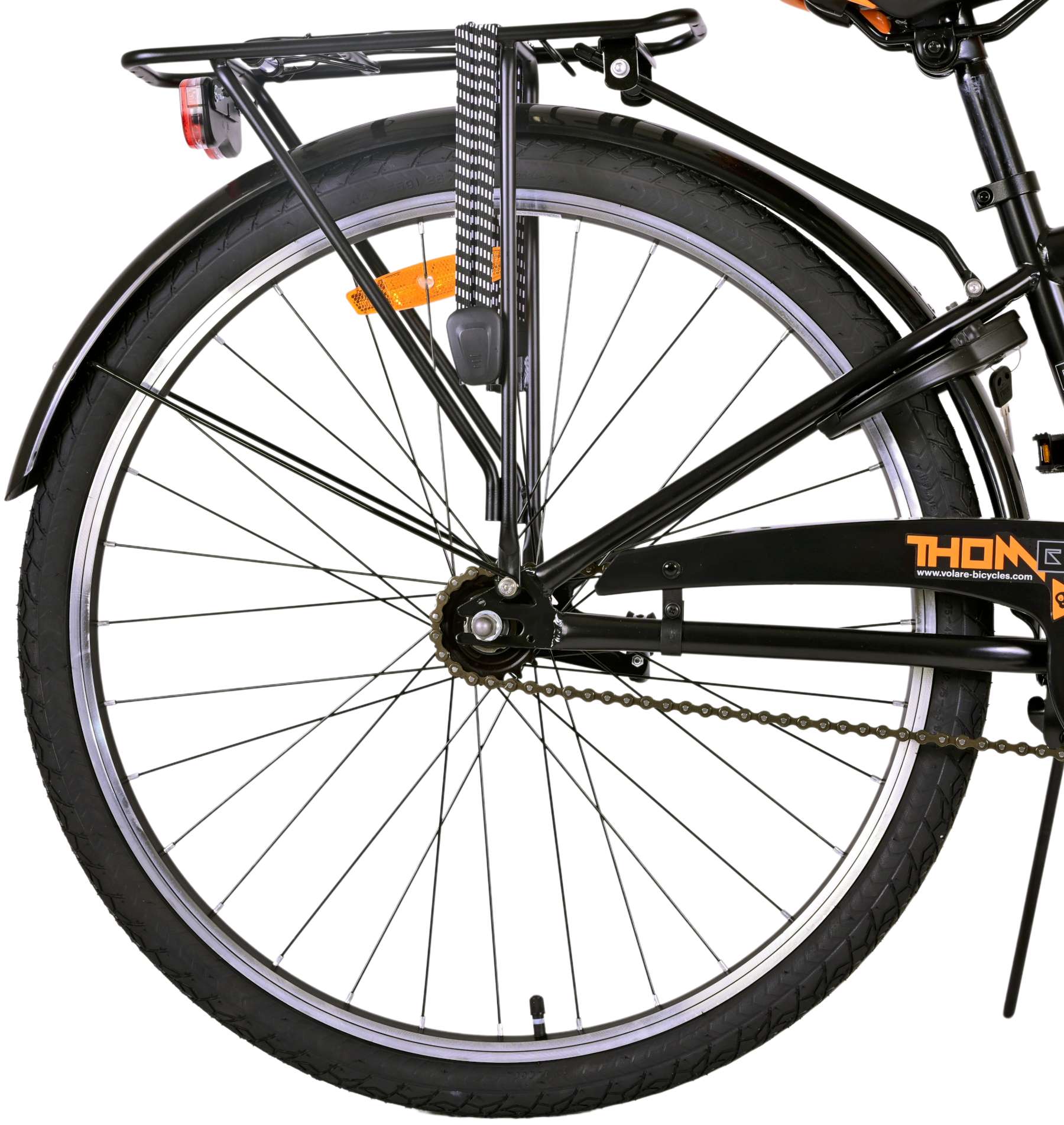 Volare Thombike Children's Bicycle - Jungen - 26 Zoll - Schwarzorange