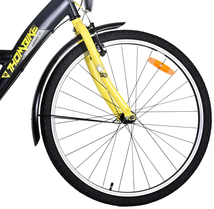 Volare Thombike Children's Bike - Jungen - 26 Zoll - Schwarzgelb - 3 Zahnräder