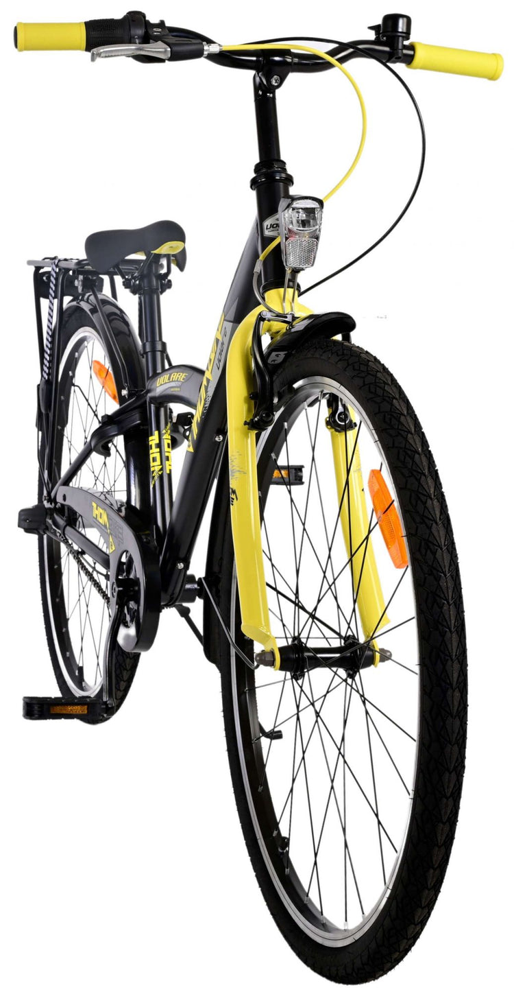 Volare Thombike Children's Bike - Jungen - 26 Zoll - Schwarzgelb - 3 Zahnräder