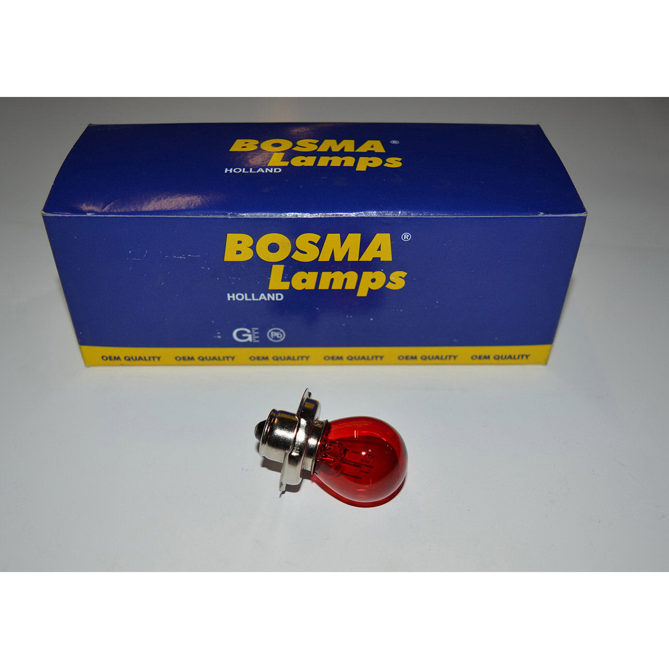 LAMP 6V-15W P26S Kragen Red P st