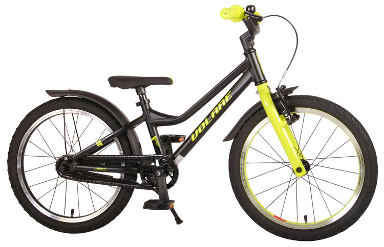 Volare Blaster Children's Bike - Jungen - 18 Zoll - Schwarz gelb Grün - Prime Collection