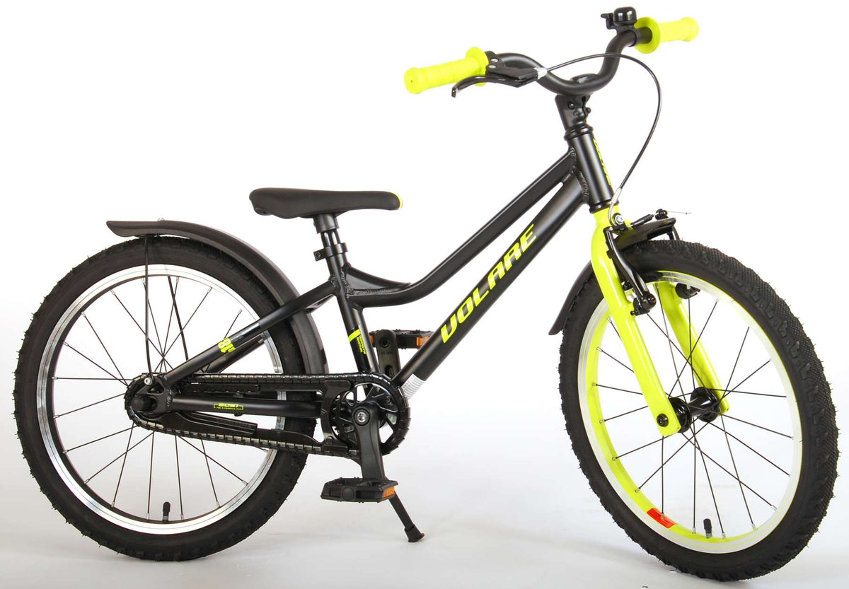 Volare Blaster Children's Bike - Jungen - 18 Zoll - Schwarz gelb Grün - Prime Collection