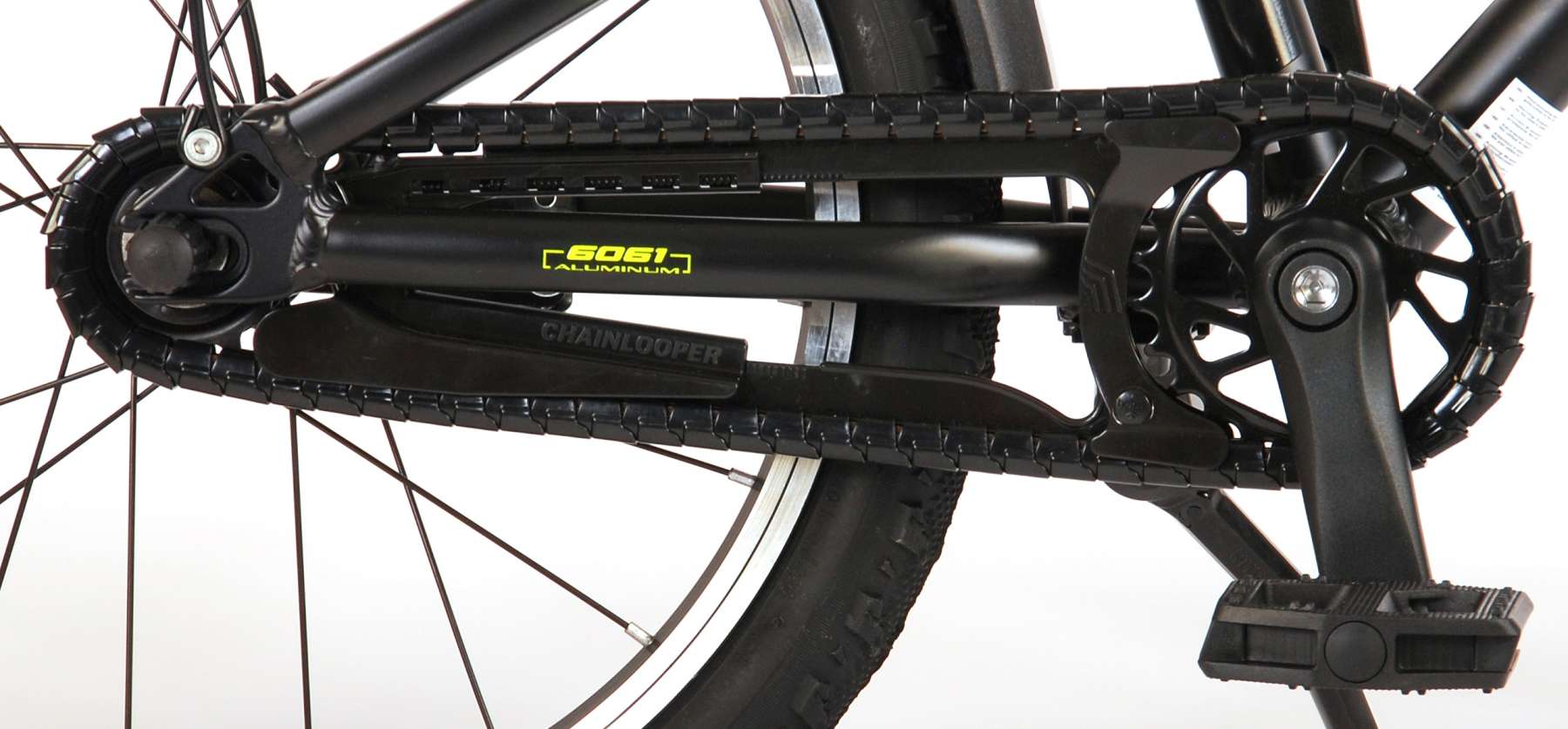 Volare Blaster Children's Bike - Jungen - 18 Zoll - Schwarz gelb Grün - Prime Collection