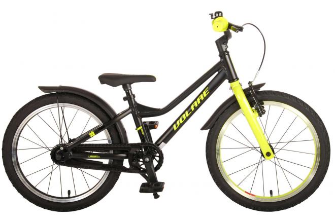 Volare Blaster Children's Bike - Jungen - 18 Zoll - Schwarz gelb Grün - Prime Collection