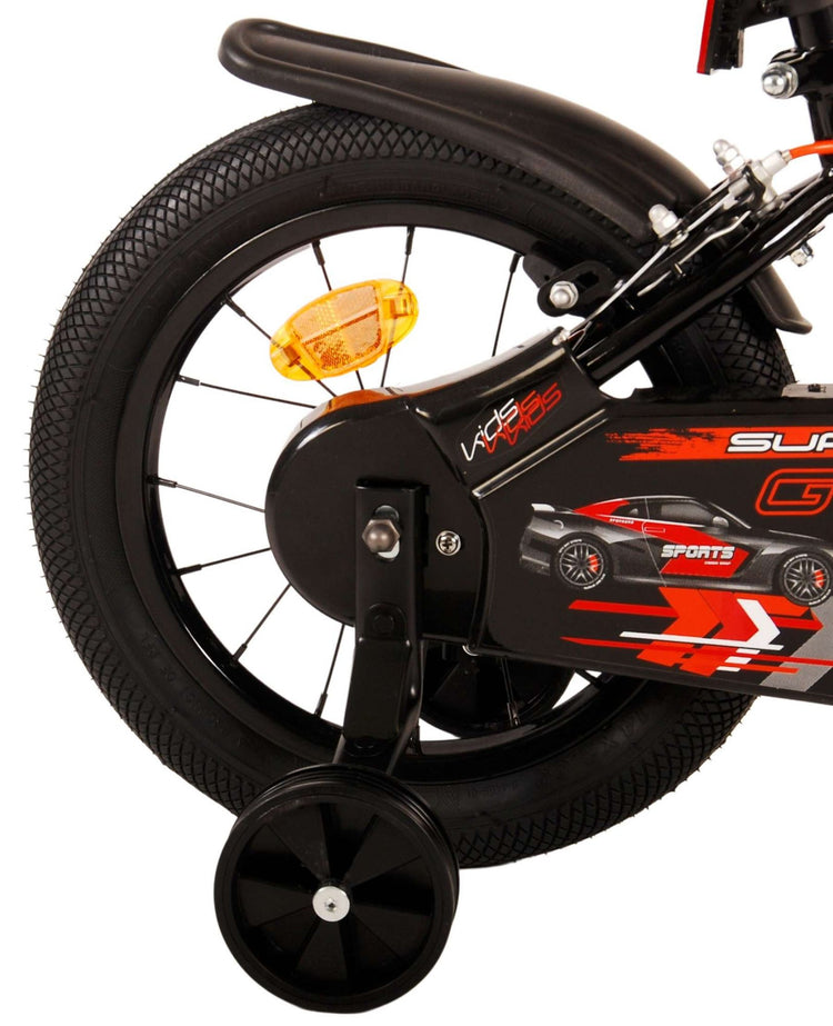 Volare Super GT Kinderrad - Jungen - 14 Zoll - Rot - Zwei Handbremsen