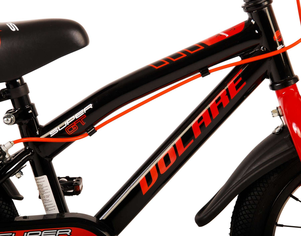 Volare Super GT Kinderrad - Jungen - 14 Zoll - Rot - Zwei Handbremsen