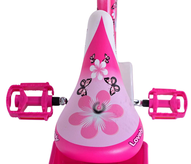 Volare schöne Kinderbike Girls 16 Zoll rosa Weiß