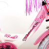 Volare Rose Children's Bicycle - Mädchen - 14 Zoll - Pink Weiß - 95% versammelte sich