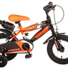 Volare Sportivo Kinderrad - Jungen - 12 Zoll - Neon Oranje Black - Zwei Handbremsen - 95% versammelte