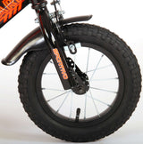 Volare Sportivo Kinderrad - Jungen - 12 Zoll - Neon Oranje Black - Zwei Handbremsen - 95% versammelte - afbeelding 5