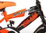 Volare Sportivo Kinderrad - Jungen - 12 Zoll - Neon Oranje Black - 95% versammelte - afbeelding 6