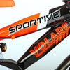 Volare Sportivo Kinderrad - Jungen - 12 Zoll - Neon Oranje Black - Zwei Handbremsen - 95% versammelte