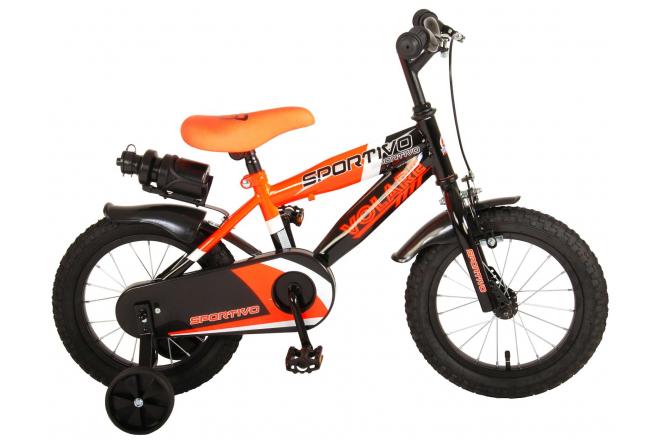 Volare Sportivo Kinderbike Jungen 14 Zoll Neon Oranje Black 95% versammelte sich