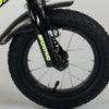 Volare Sportivo Kinderrad - Jungen - 12 Zoll - Neongelbschwarz - Zwei Handbremsen - 95% versammelte