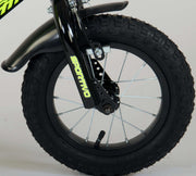 Volare Sportivo Kinderrad - Jungen - 12 Zoll - Neongelbschwarz - Zwei Handbremsen - 95% versammelte - afbeelding 5