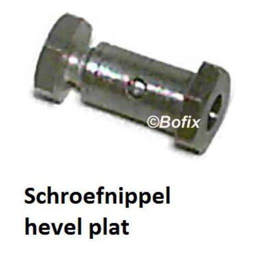 Bofixschraube Brustwarze für Hebel flach