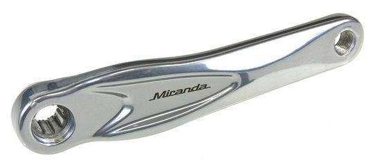 Miranda Isis Kurbel 3 rechts 170 mm Silber
