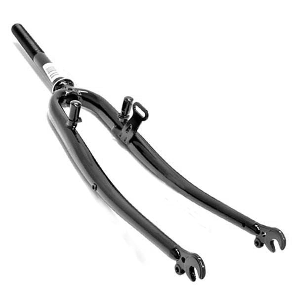 Hzb Vorderradgabel mit runder Krone 24 Zoll (540) 1Zoll V-Brake+Dyn 29cm schwarz