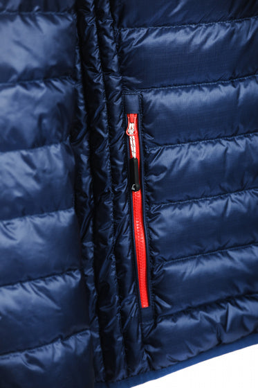 Alvivo Outdoorjas Workuta Men Nylon dunkelblau rote mt xs