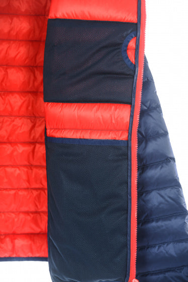 Alvivo Outdoorjas Workuta Men Nylon dunkelblau rote mt xs