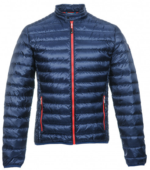 Alvivo Outdoorjas Workuta Men Nylon dunkelblau rote mt xs