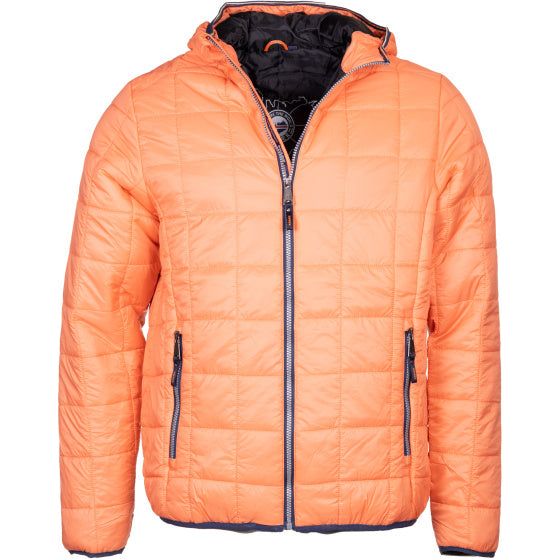 Arbær Aaron gepolsterte Jacke Herrenkorallenorange Größe 3xl