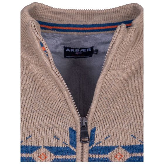Arbær Antonio Norweger Weste Heren Sand -Colored Größe 3xl