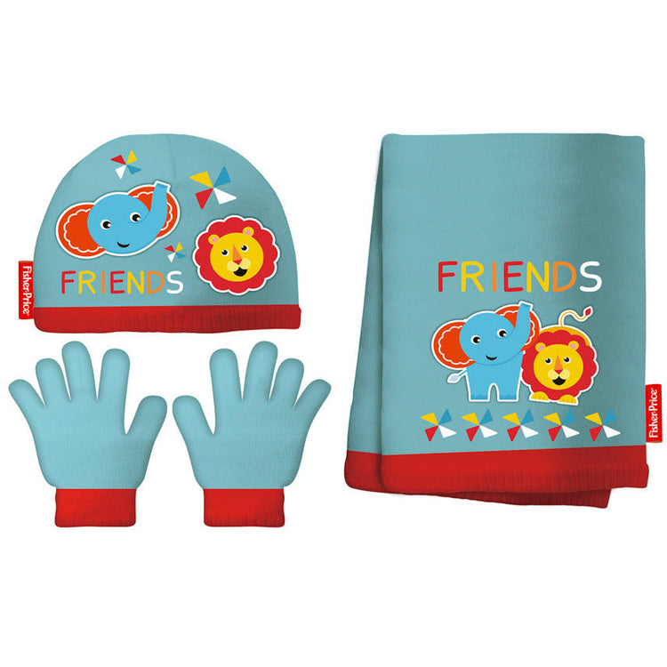 Arditex-Accessor-Set Junior Acrylblau rot 3-teilige Eingröße