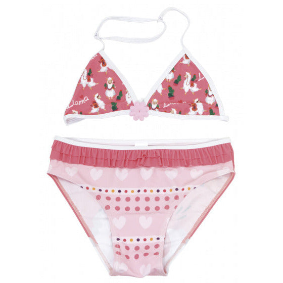 Arditex Bikini Lama Triangle Girls Polyester Pink Größe 14 Jahre