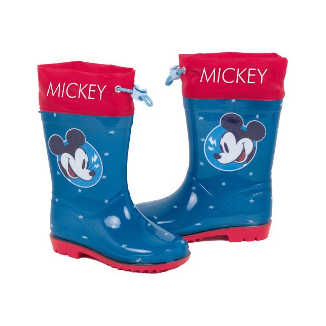 Arditex Regenstiefel Mickey Junior PVC dunkelblau rot Größe 24