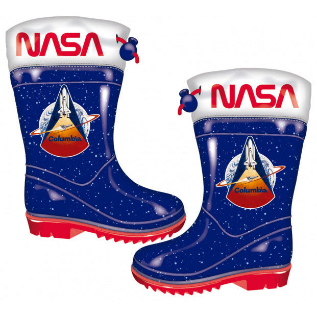 Arditex NASA Regenstiefel Junior PVC Blau Rot Größe 24