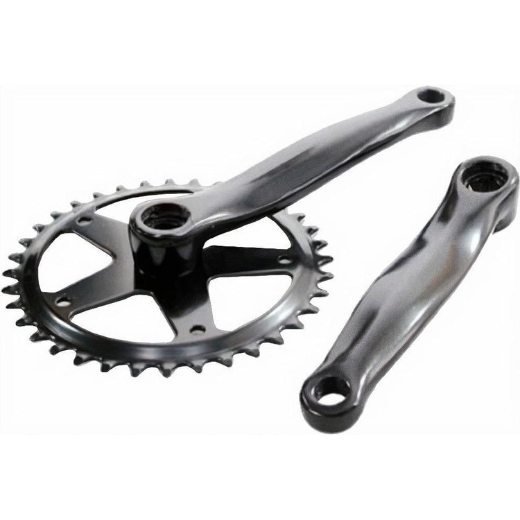 Lasco Kurbel 44T 1 8 und 3 32 170 mm +3mm Mattschwarz