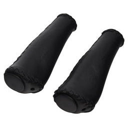 Qtcycletech Qt Zyklus Tech Griff-Set Leder 135 mm ergo screwb Blister 0502152