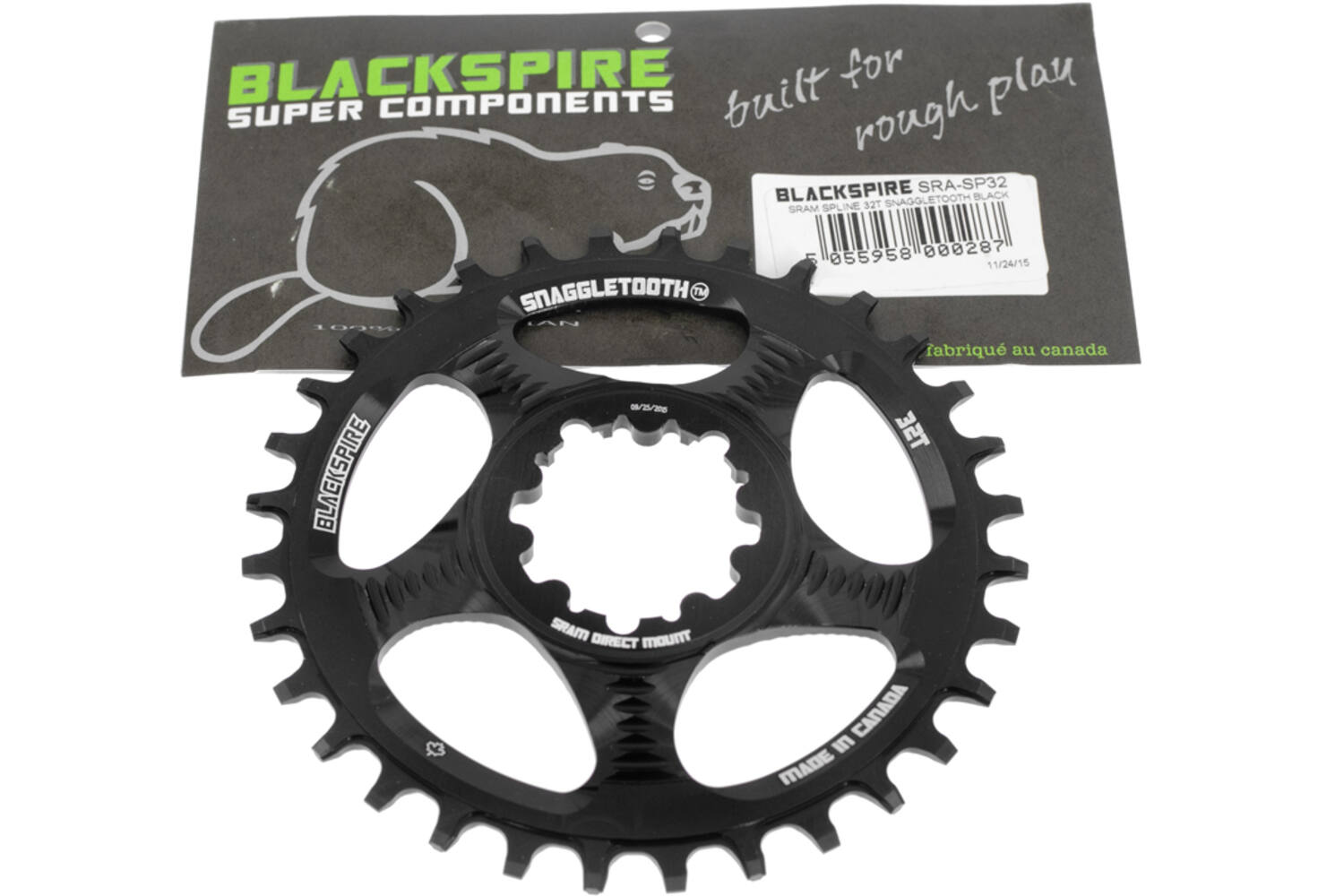 Schwarzgepresst - - Ketten -Top -Sram SRAM Spline 32 6mm Offset