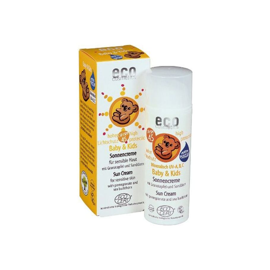 Öko -Kosmetik Baby Sonnenschutz SPF 45 Granatapfel