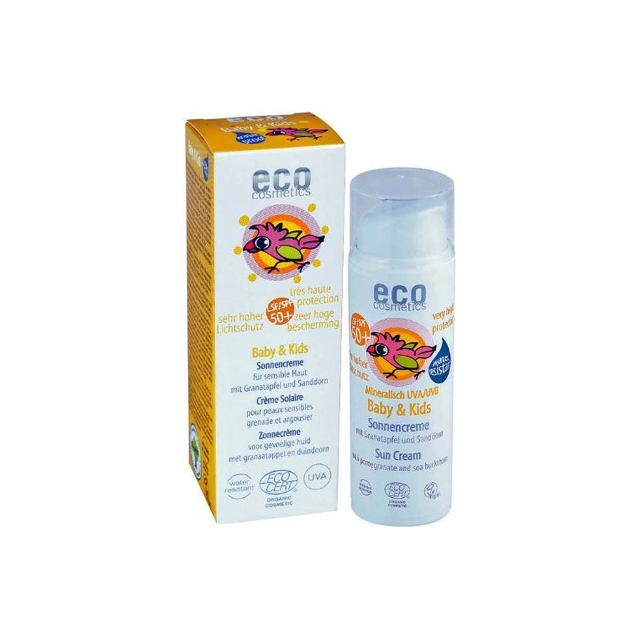 Öko -Kosmetik Baby Sonnenschutz SPF 50 Granatapfel