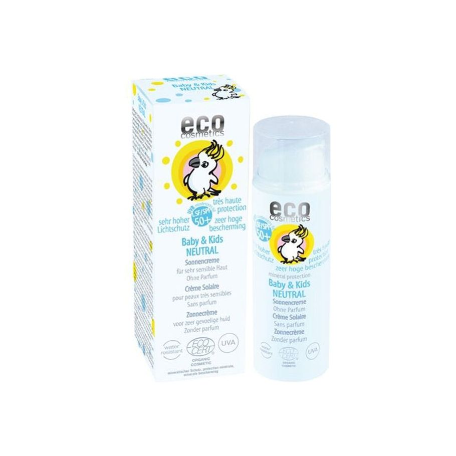 Eco Cosmetics Sonnenschutzmittel für Babys und Kinder SPF 50 unmittelbar