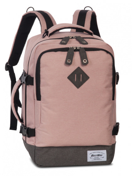Reise -Rucksack 18 -Liter Polyesterrosa