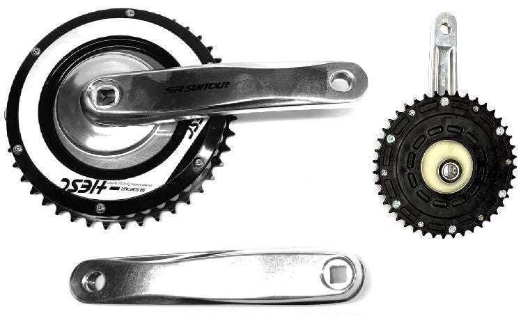 Suntour Hesc E-Bike-Kurbelgarnitur 38 Zähne Human Electro Synergy System