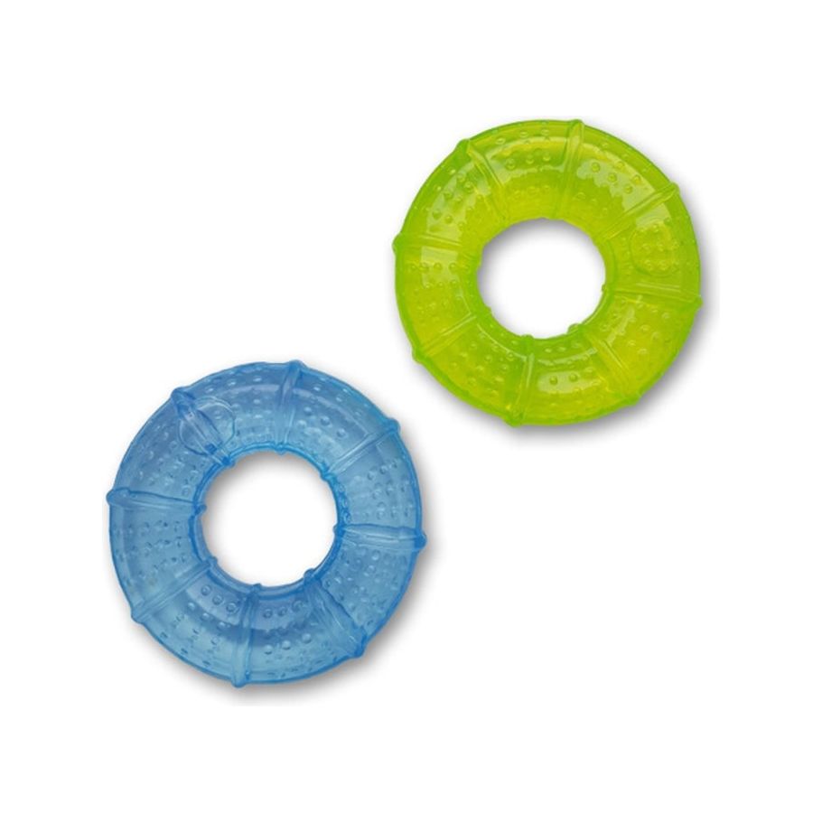 Goldi Sauger Bijtring 2 Grün- und Blaustücke