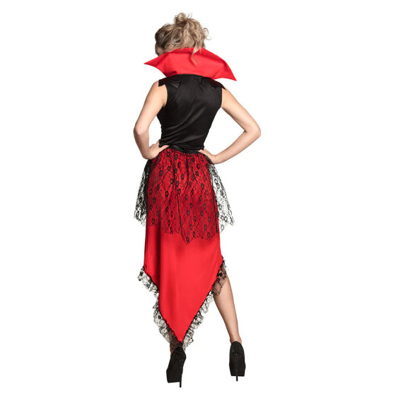 Boland Bloodthirsty Queen Kostüm Damen Rot Schwarz Größe 44 46 (l)