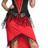 Boland Bloodthirsty Queen Kostüm Damen Rot Schwarz Größe 44 46 (l)
