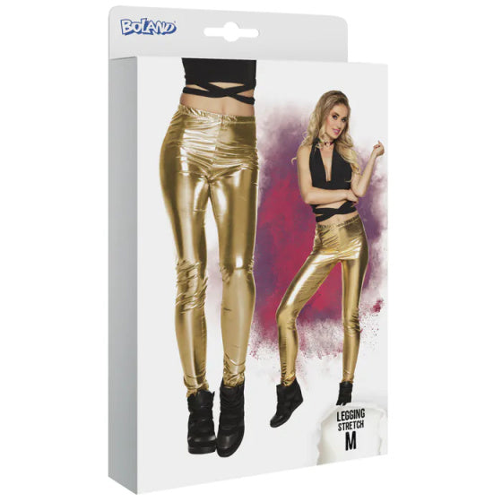 Boland Leggings Blick Damen Gold Größe m