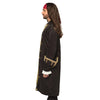 Boland Pirate Jacke Männer Polyester Schwarz Gold Größe 50