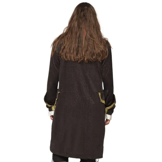 Boland Pirate Jacke Männer Polyester Schwarz Gold Größe 50