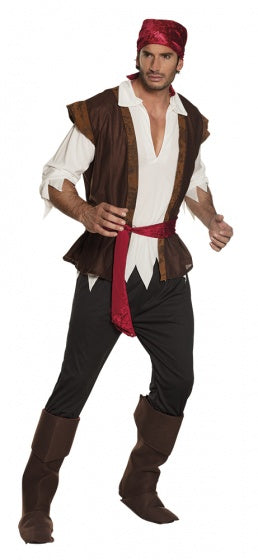 Boland Dress Up Pirate Thunder Heren Bruin Größe 54 56