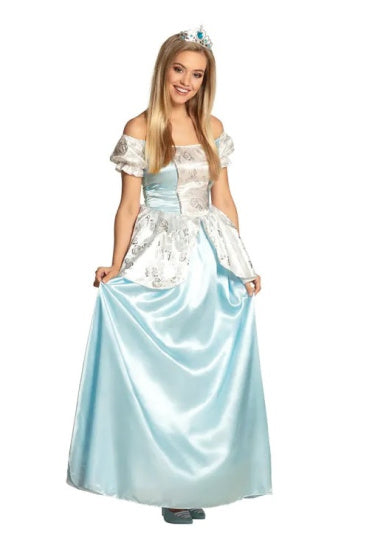 Boland Prinzessin Maribel Kleid Damen Blau Größe 36 38