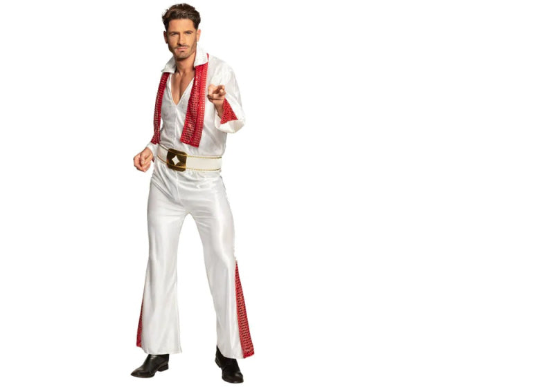 Boland Dress Up Anzug 'n Roll Star Herren weißer Größe 50 52